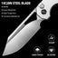 Cuchillo plegable Sandvik 14C28N acero ligero bloqueo botón