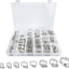 Set 100 abrazaderas manguera acero inox 304
