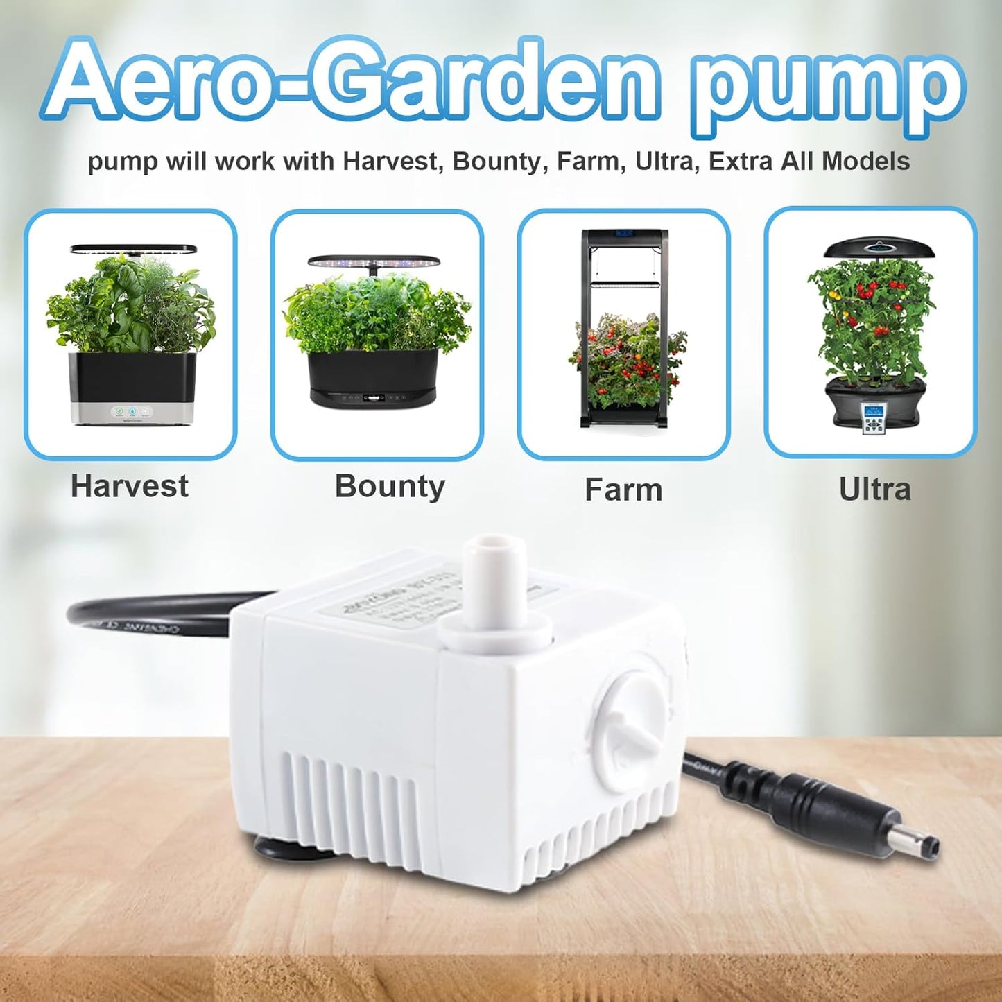 Bomba Aero-Garden Pump 20 filtros para Harvest Elite