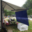 Pantalla parasol toldo 7x16" malla UV azul marino