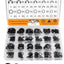 Kit anillos retención acero carbono 24 tamaños