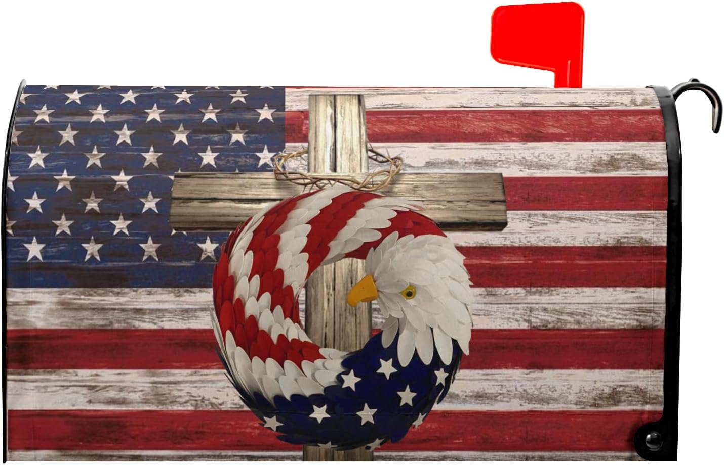 Funda magnética para buzón patriótico 25.5x21pulg Día de los Caídos