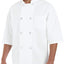 Abrigo chef manga 1/2 para hombre