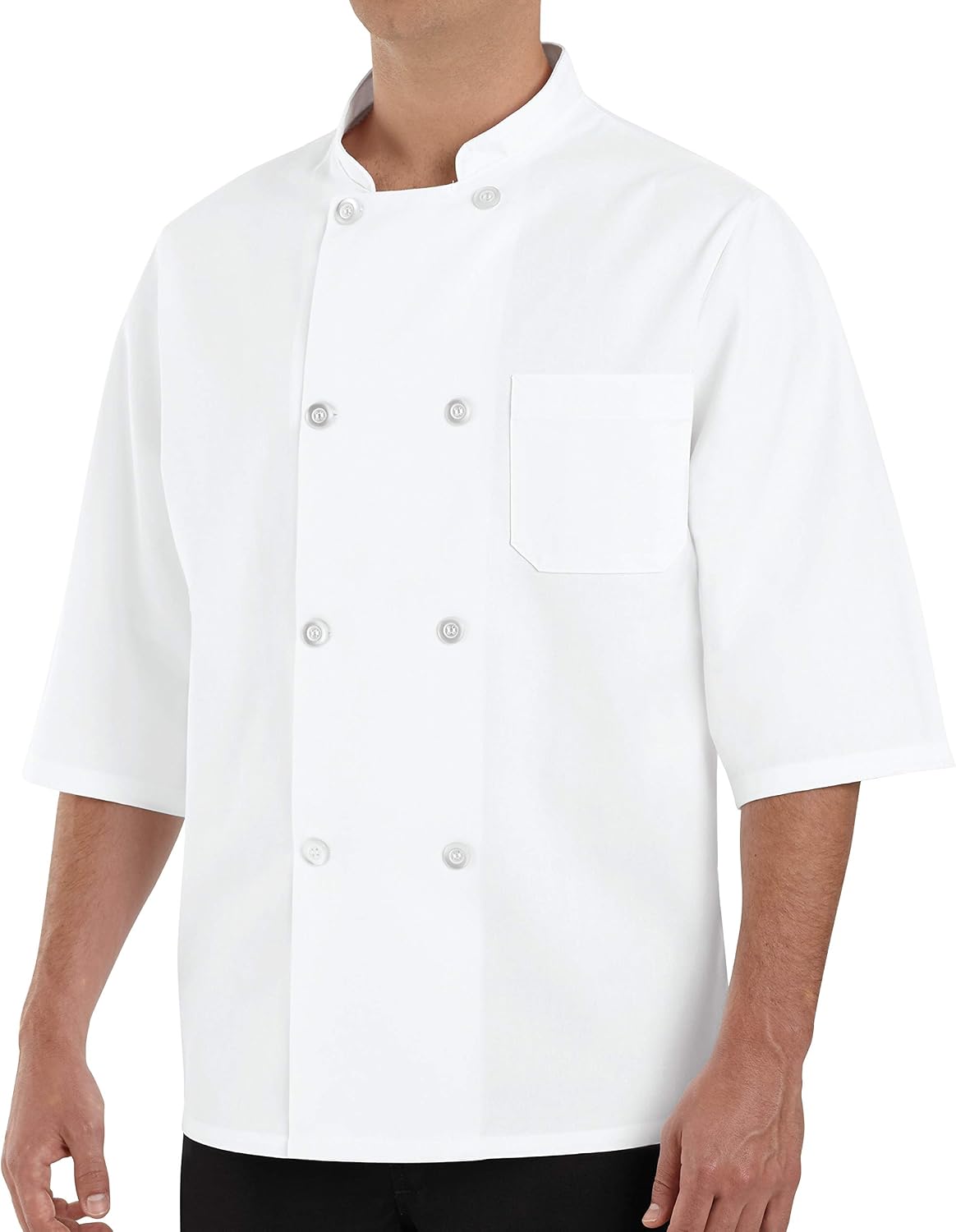Abrigo chef manga 1/2 para hombre