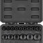 Set dados impacto 3/8pulg 15pzas estuche