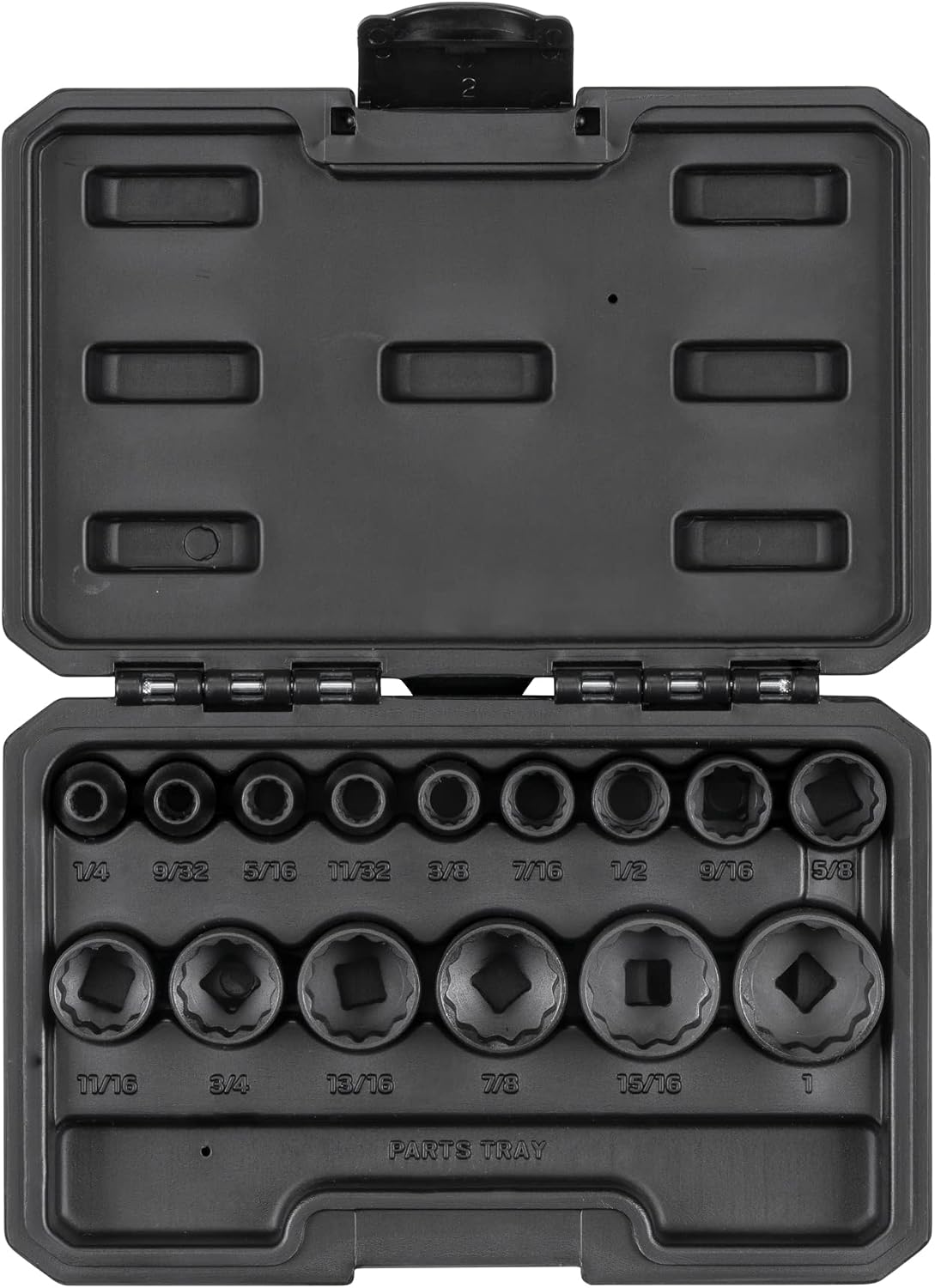 Set dados impacto 3/8pulg 15pzas estuche