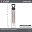 Termómetro acero inox para dulces/frituras Negro