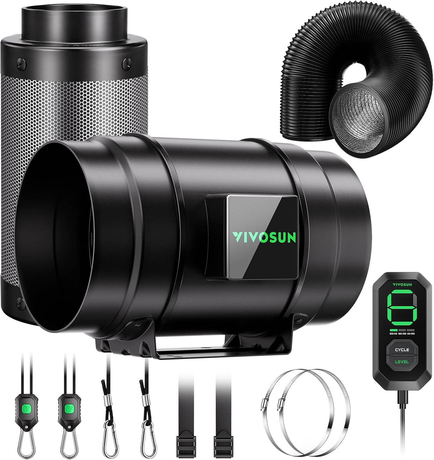 Kit filtración aire G8 AeroZesh filtro carbono 25pulg