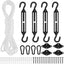 Kit accesorios toldo acero inox 304 patio jardín