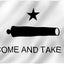 Bandera con texto Join or Die Don't Tread On Me