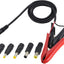 Cable pinzas cocodrilo 12-24v 15a con 5 adaptadores