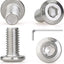 40 Pzas tornillos M8x12mm acero inox 304 con llave hexagonal