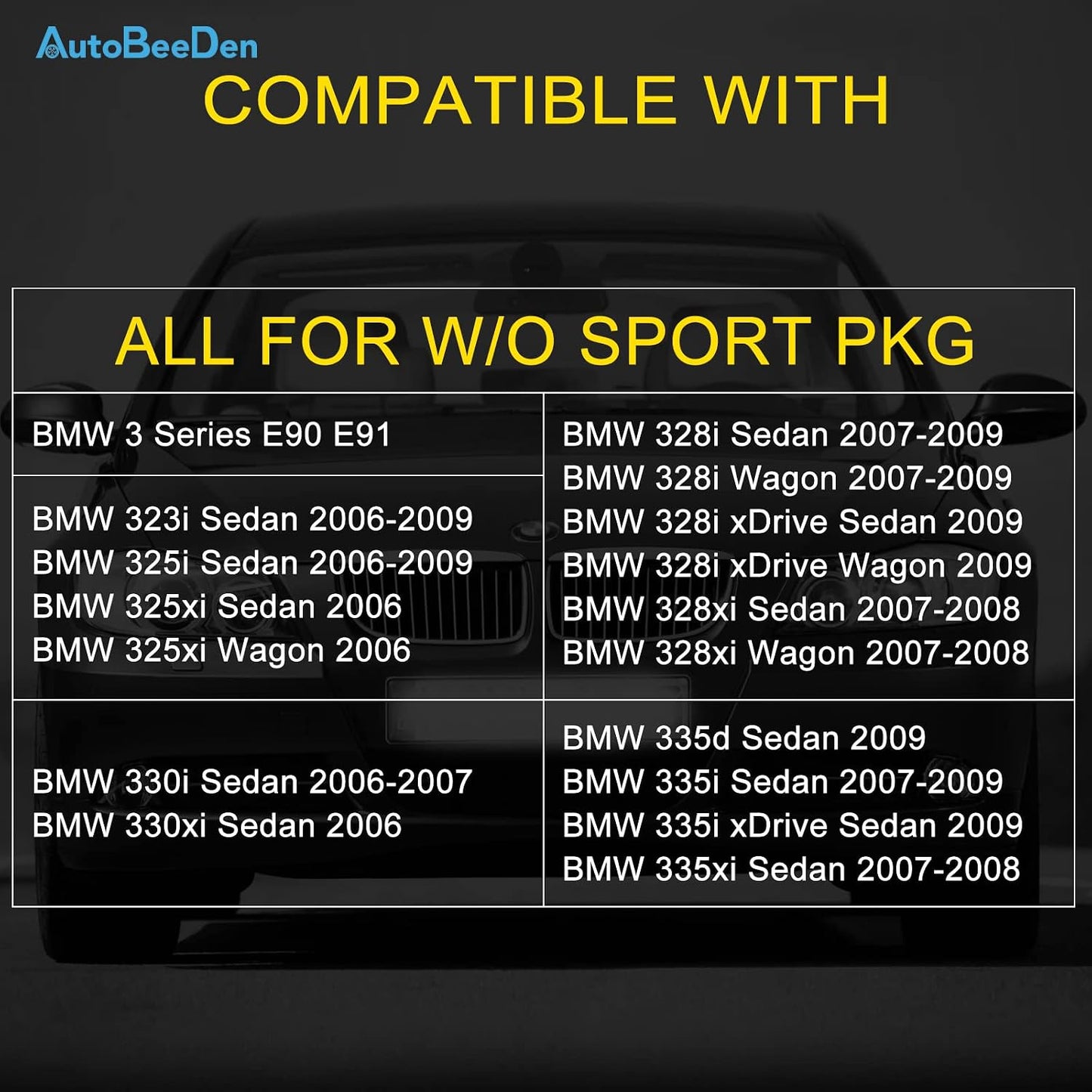 Lámparas antiniebla BMW Serie 3 1 par transparente