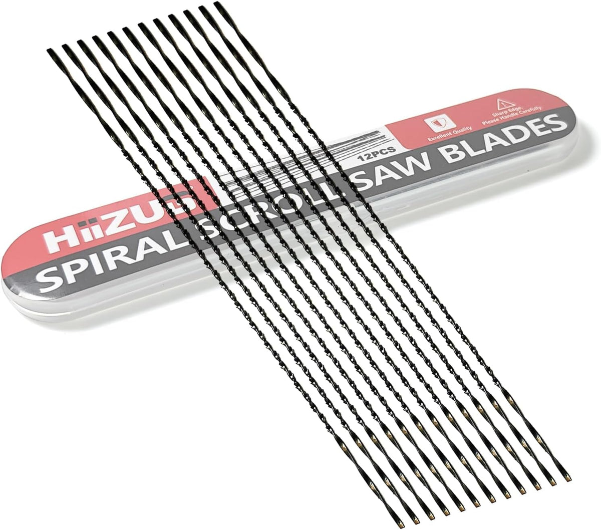 Hojas sierra espiral 5pulg corte madera 12uds