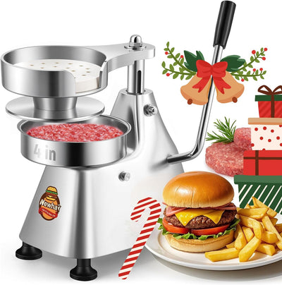 Prensa hamburguesa acero inox 4pulg con 400 papeles
