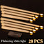 28 Velas Cónicas LED Parpadeantes 8.5-12.8pulg Blanco Cálido