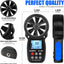 Anemometro digital AI-100 medidor velocidad viento aire HVAC