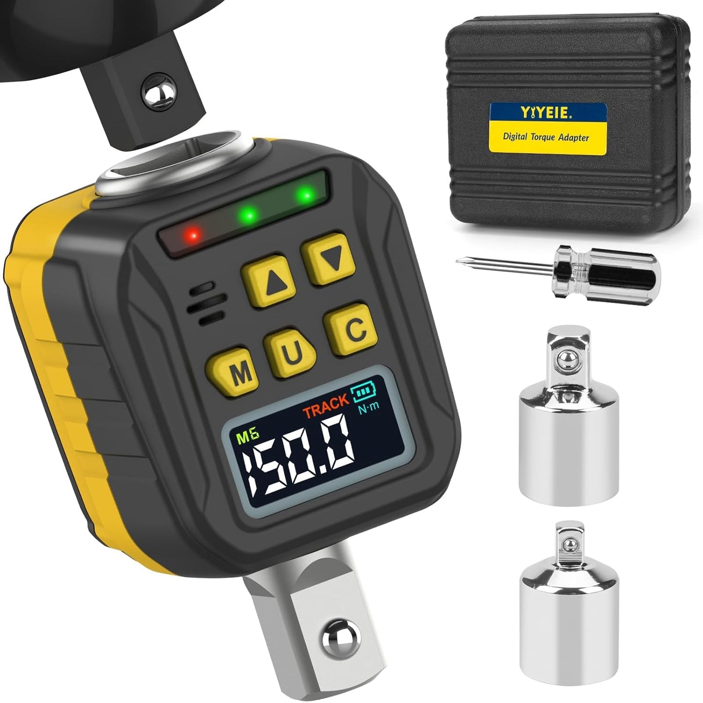 Adaptador torque digital 1/2 con LCD color ±2%