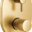 Moldura ducha 2 manijas oro cepillado M-CORE Serie 3