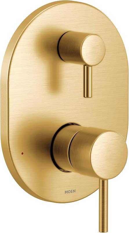 Moldura ducha 2 manijas oro cepillado M-CORE Serie 3