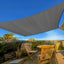 Toldo cuadrado 12x12ft bloqueo UV para patio jardín gris
