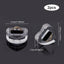 2 Soportes anillo acrílico terciopelo negro forma corazón
