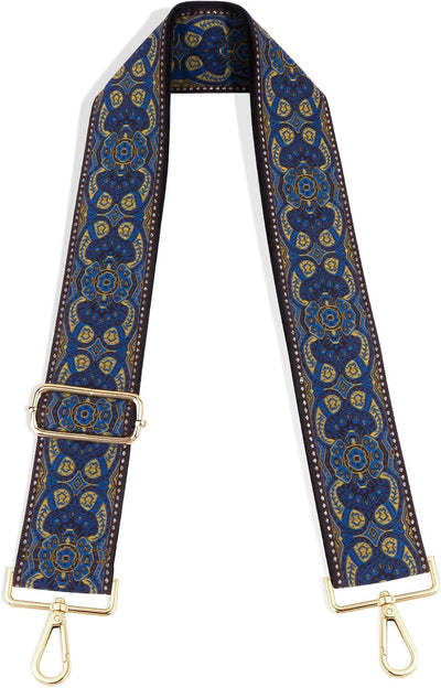 Correa ajustable para bolsos mujer 2pulg ancho 31-56pulg azul
