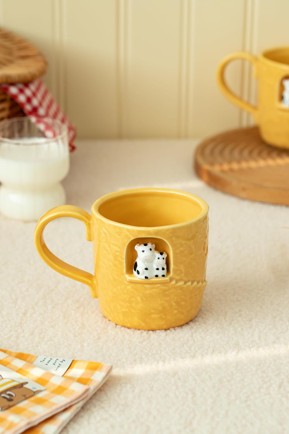 Taza Cerámica Diseño Vaca para Familia Día del Padre
