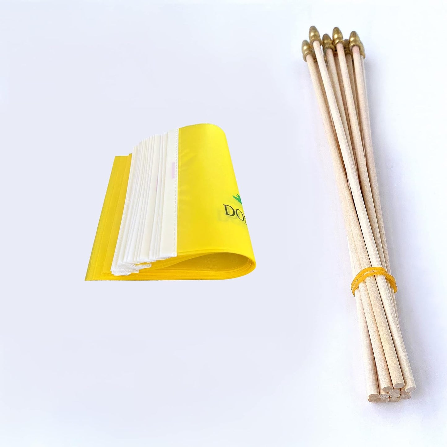 Banderas pequeñas de mano 5x8pulg 12 pzas