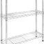 Estantería alambre cromado 8x30x34" 3 niveles 800lb