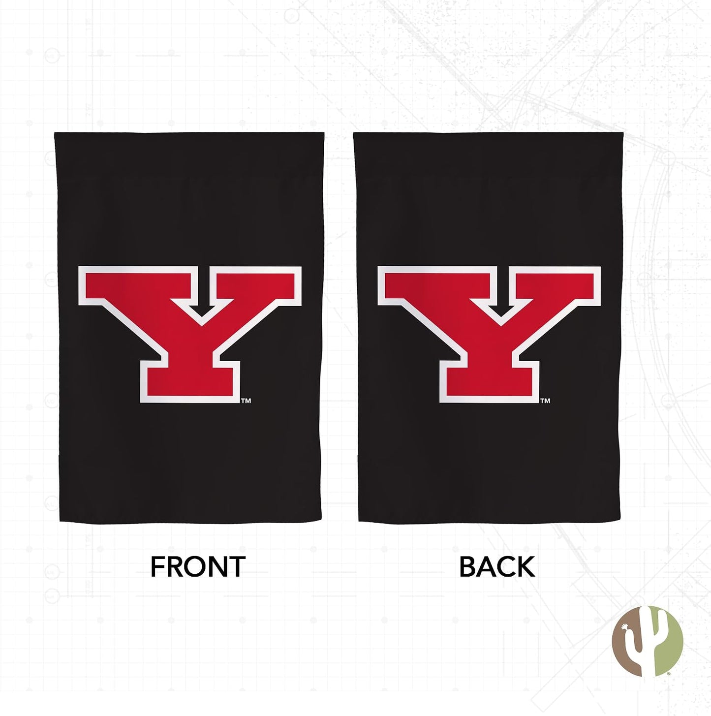 Bandera jardín Youngstown 19x12pulg pingüinos diseño 2