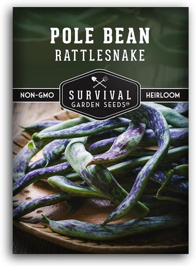 Semillas frijol serpiente cascabel para plantar en huerto
