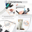 Kit organiz. cables 4 fundas 28 clips 29 soportes