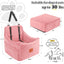 Asiento elevador perro 35lb fondo antiderrap con bolsillos