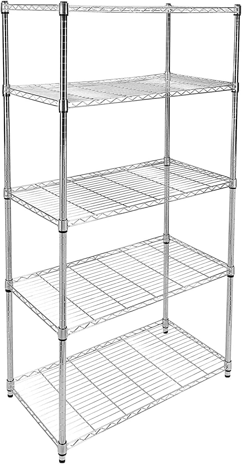 Estantería 5 niveles 36x14" 1250lb cromo