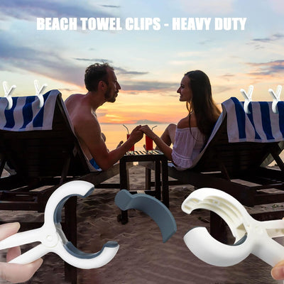 Clips toalla playa resistentes al viento para tumbonas y sillas