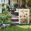 Bandera jardín floral 12.5x18" doble cara primavera