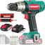 Taladro inalámbrico 18V 400"-lbs mango auxiliar batería 2Ah