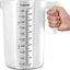 Taza medidora 169.1oz 1gal con marcas para aceite y fluidos