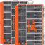 Caja aparejos pesca impermeable con divisores remov.