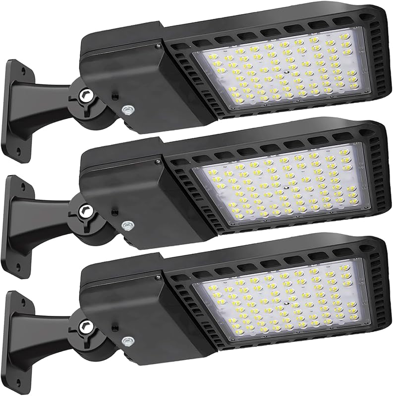 Luz LED estacionamiento 300W 5000K IP65 montaje pared set 3