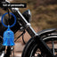 Campana motociclista ángel protección seguridad negro