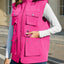 Chaleco militar plegable para mujer impermeable con capucha