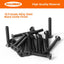 Tornillos hex M5 acero 10.9 negro 100uds