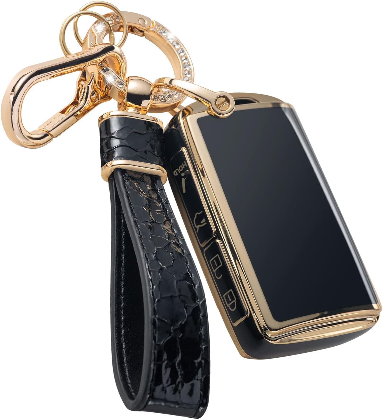 Funda llavero cuero TPU Mazda 3 Hatchback 2019-22 negro
