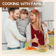 Set 6 cucharas bambú estampado llavero decoración cocina