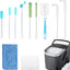 Kit cepillo limpiador máquina hielo 1 esponja 19 cepillos grietas