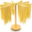 Estante secado pasta madera rotativo plegable 9 varillas
