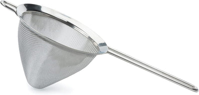 Colador cónico acero inox 6.25pulg multiusos cocina té cócteles
