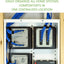 Caja cableado estructurado 14pulg 2.5pulg blanco